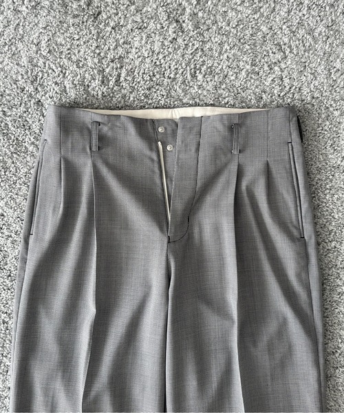 KAIKO（カイコー） スラックス KAIKO Wool wide slacks メンズ
