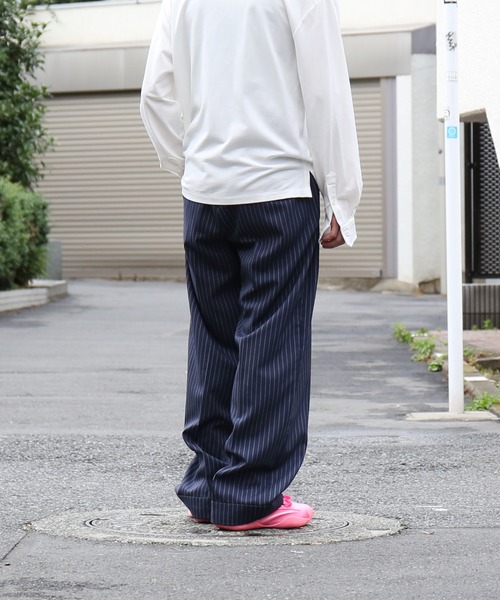 KAIKO（カイコー） スラックス KAIKO Wool wide slacks メンズ