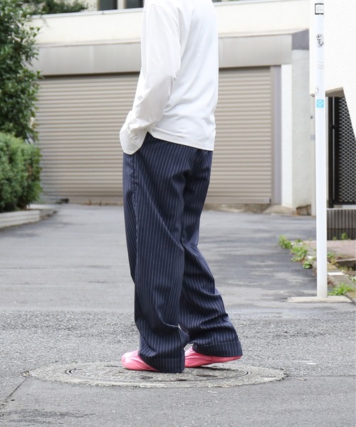 KAIKO（カイコー） スラックス KAIKO Wool wide slacks メンズ