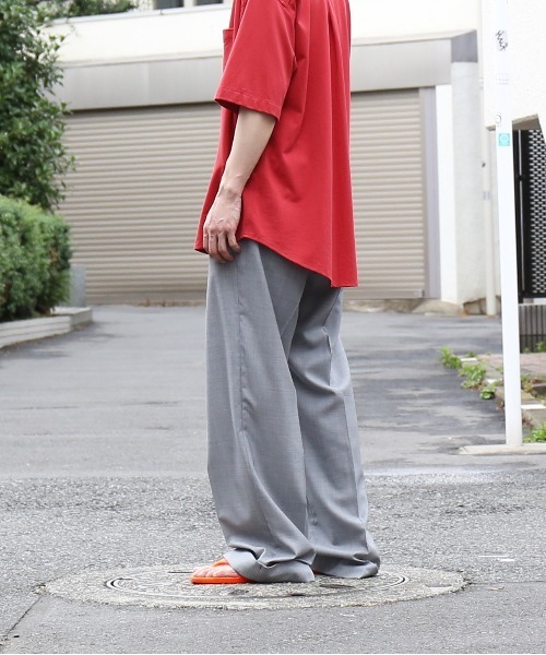 KAIKO（カイコー） スラックス KAIKO Wool wide slacks メンズ