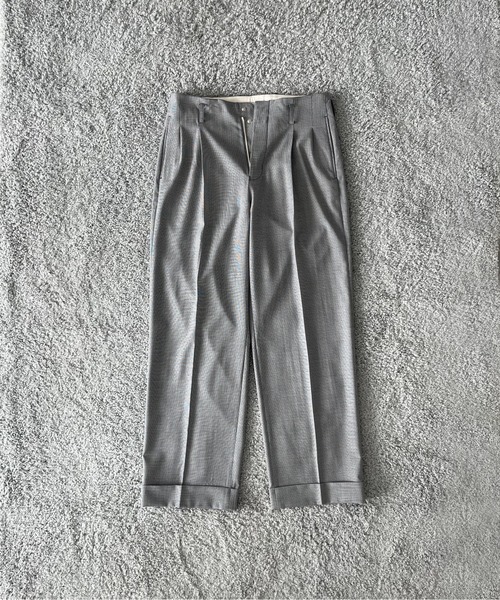 KAIKO（カイコー） スラックス KAIKO Wool wide slacks メンズ
