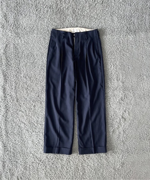 KAIKO（カイコー） スラックス KAIKO Wool wide slacks メンズ