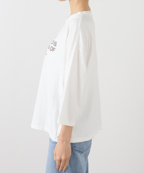 FRAMeWORK（フレームワーク） tシャツ 「追加」クロップドスリーブ