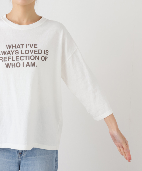 FRAMeWORK（フレームワーク） tシャツ 「追加」クロップドスリーブ