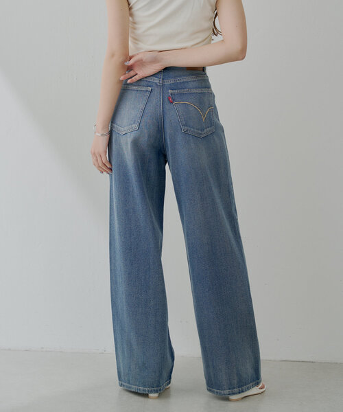 「Chico」 デニムパンツ LARGE ベージュ レディース_画像4