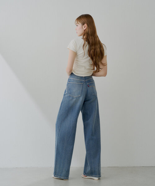 「Chico」 デニムパンツ LARGE ベージュ レディース_画像7