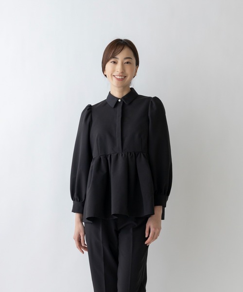 「Sono」 長袖カットソー 1 ブラック レディース_画像3