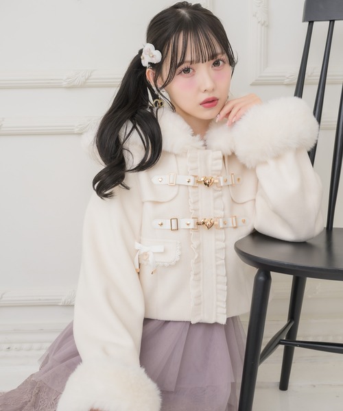 ROJITA（ロジータ） コート アウター ダブルバックルショートコート