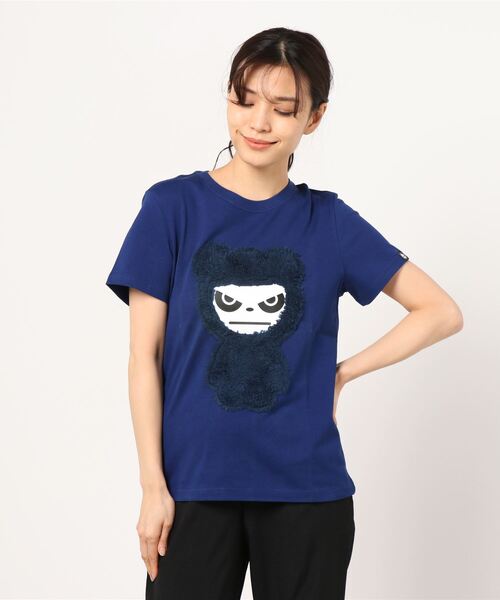 tシャツ HIPANDA ハイパンダ レディース スノーパンダプリント 半袖Tシャツ レディース HIPANDA tシャツ ハイパンダ レディース スノーパンダプリント