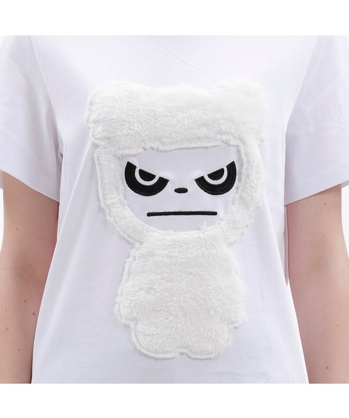 tシャツ HIPANDA ハイパンダ レディース スノーパンダプリント 半袖Tシャツ レディース HIPANDA ハイパンダ レディース スノーパンダプリント 半袖T