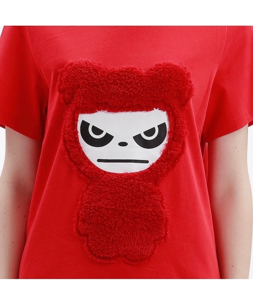 tシャツ HIPANDA ハイパンダ レディース スノーパンダプリント 半袖Tシャツ レディース HIPANDA tシャツ ハイパンダ レディース スノーパンダプリント