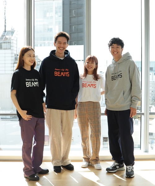 ビームス BEAMS 45th 45周年 スウェット パーカー S NAVY BEAMS（ビームス） パーカー BEAMS / 「45th Classic Logo Products