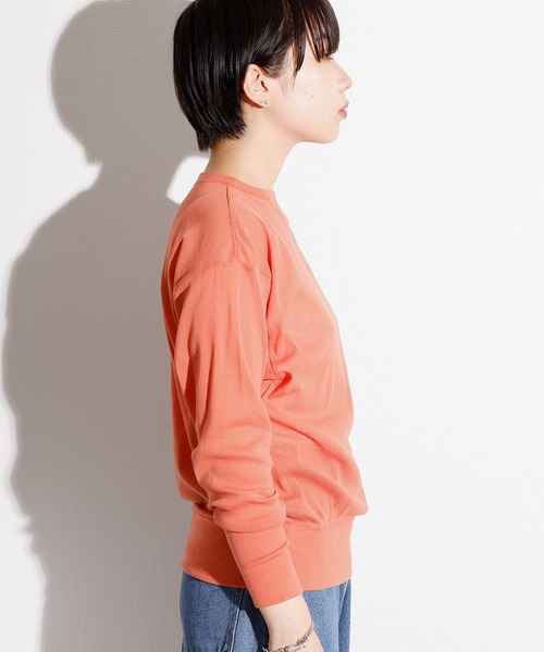 tシャツ YOUNG ＆ OLSEN/ヤングアンドオルセン TULLE MESH V T-SH ロングスリーブカットソー チュールメッシュ スウェット YOUNG&OLSEN The DRYGOODS STORE tシャツ YOUNG ＆ OLSEN/ヤング