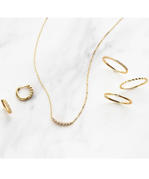 TOCCA（トッカ） ネックレス 「WEB限定」FRILL DIAMOND NECKLACE K10