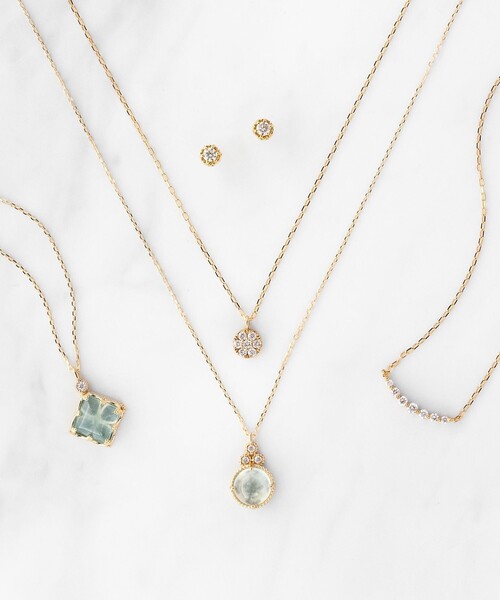 トッカ K18 ダイヤモンドネックレス TOCCA（トッカ） ネックレス 「WEB限定」FRILL DIAMOND NECKLACE K10