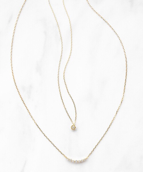 TOCCA（トッカ） ネックレス 「WEB限定」FRILL DIAMOND NECKLACE K10