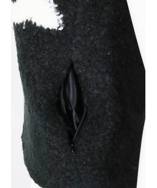 美品/廃番【アルチビオ】ソフト ボア ハイブリッド ストレッチ ベスト ゴルフ黒 美品/廃番【アルチビオ】ソフト ボア ハイブリッド ストレッチ ベスト