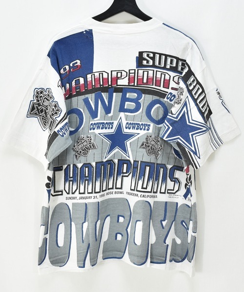 90s ダラス・カウボーイズ スーパーボウル チャンピオン1992年 Tシャツ NBA/NFL/NHL/MLB tシャツ 「ヴィンテージ古着」90's NFL Dallas