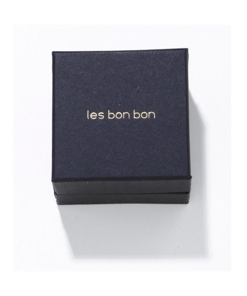 ピアス 「les bon bon」hoop diamond pierce WG BOB202W レディースの画像