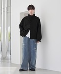 ブルゾン アウター ビッグシルエットドロップシ...の詳細画像4