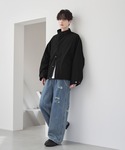 ブルゾン アウター ビッグシルエットドロップシ...の詳細画像5