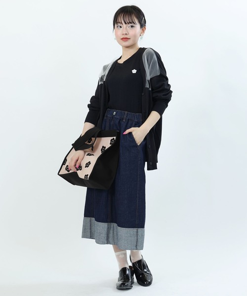 MARY QUANT トートバッグ マリークワント mary quant ニットジャ