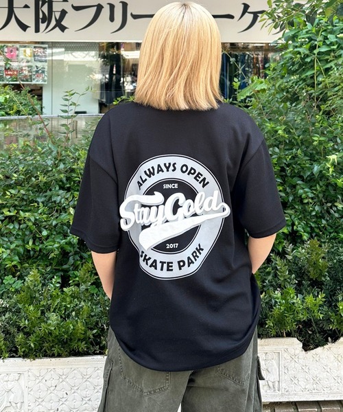 STAY GOLD（ステイゴールド） tシャツ 「STAYGOLD」サークルロゴ T