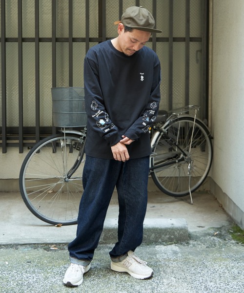 tシャツ 袖オバケプリント ロングスリーブTシャツ メンズ レディース | NO NEED | 13
