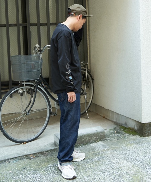 tシャツ 袖オバケプリント ロングスリーブTシャツ メンズ レディース | NO NEED | 14