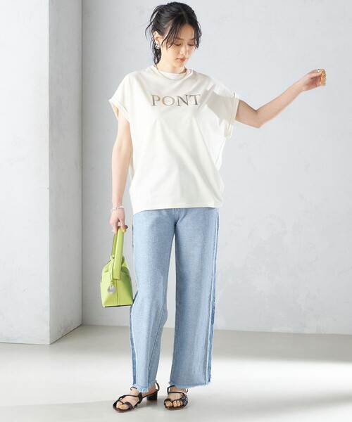 【シップス　ウィメン】ローズペトール 半袖 プリント TEE SHIPS 【シップス ウィメン】ローズペトール 半袖 プリント TEE
