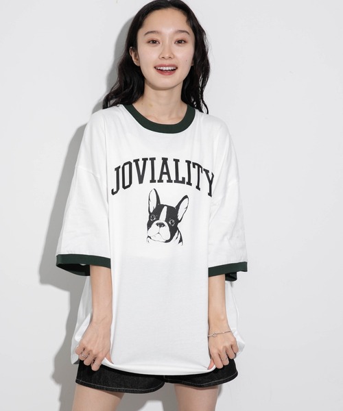 WEGO/グラフィックリンガーTシャツ（Tシャツ/カットソー）｜WEGO