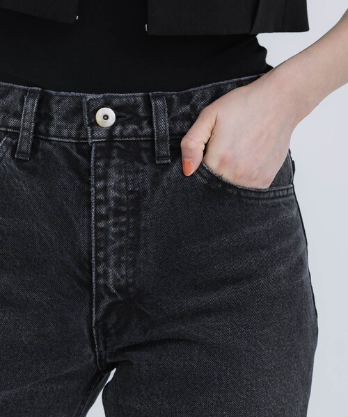 INSCRIRE アンスクリア　ハイブリッド　ジレ　デニム レディース】Hybrid Denim Pants | INSCRIRE(アンスクリア