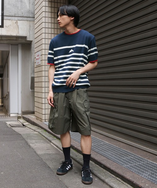 ニット・セーター Wai Kei Dolphin see-through crewneck knit 4BFK654 Dolphin see-through crewneck knit BLUE - waikei