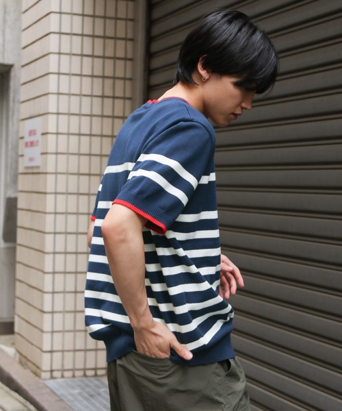 WaiKei ニット セーター 「UNISEX」Wai Kei／イルカボーダー
