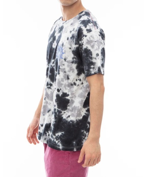 【RVCA】TIEDYE SUN STAMP Ｔシャツ RVCA tシャツ メンズ TIEDYE SUN STAMP Tシャツ 「2024年夏