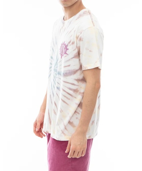 2024 JOURNEY 日本公演 Tie-Dye人気Tシャツ　XLサイズ RVCA tシャツ メンズ TIEDYE SUN STAMP Tシャツ 「2024年夏