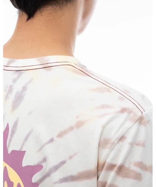 【RVCA】TIEDYE SUN STAMP Ｔシャツ RVCA tシャツ メンズ TIEDYE SUN STAMP Tシャツ 「2024年夏