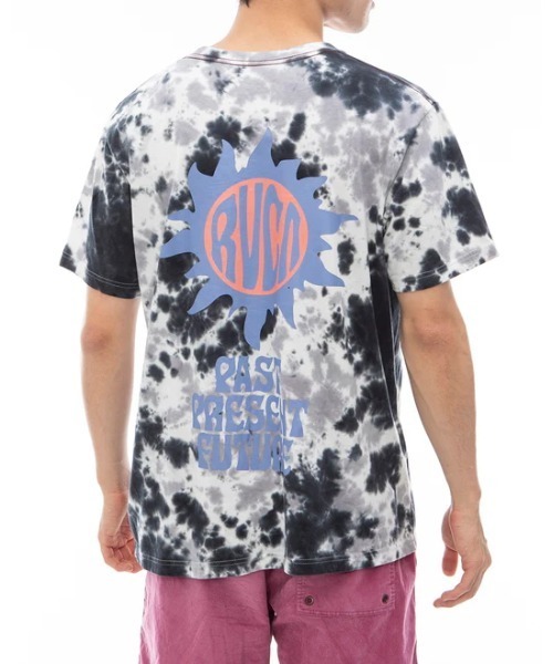 RVCA（ルーカ） tシャツ メンズ TIEDYE SUN STAMP Tシャツ 「2024年夏 