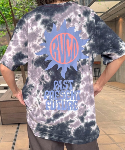 RVCA（ルーカ） tシャツ メンズ TIEDYE SUN STAMP Tシャツ 「2024年夏 