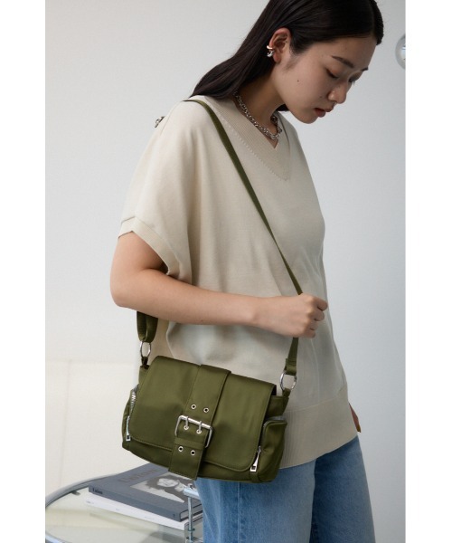 新品　moussy ハンドバッグ ショルダーバッグ MOUSSY ショルダーバッグ バッグ EYELET ROUND ハンドバッグ