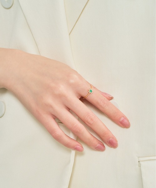 Jewel closet by L&Co. 指輪 リング K18 カラーストーン