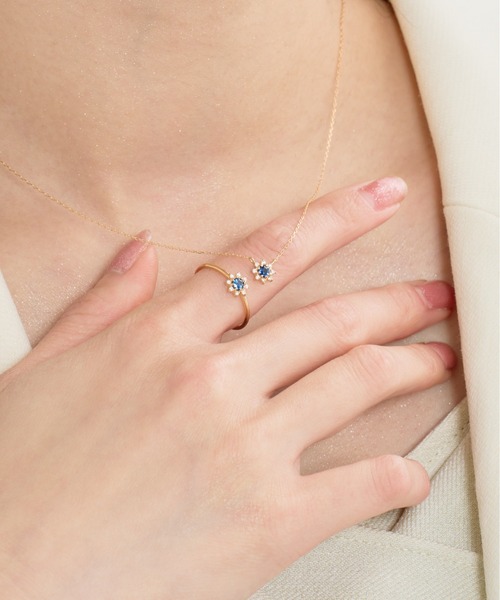 jewel closet by L&CO. ダイヤモンドリング　11号 Jewel closet by L&Co. 指輪 リング K18 カラーストーン