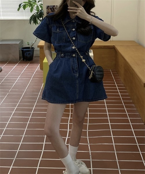 FREE STYLISTS ワンピース レディース デニムワンピース : ZOZOTOWN