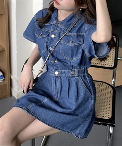 FREE STYLISTS ワンピース レディース デニムワンピース : ZOZOTOWN
