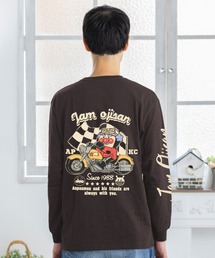 アンパンマン　ジャムおじさん　長袖　トレーナー　黒 #194 ANPANMAN KIDS COLLECTION tシャツ ジャムおじさんバイク長袖T