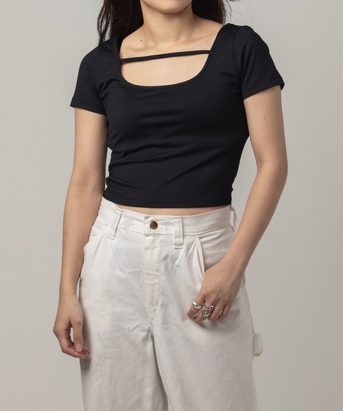 ☆関税込☆Rest&Recreation★RR STRAP CROP TOP★ Rest＆Recreation tシャツ Rest ＆ Recreation/RR STRAP CROP