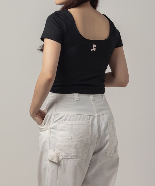 【Rest & Recreation】 ★Tシャツ★RR STRAP CROP TOP★大人気 Rest&Recreation tシャツ Rest & Recreation/RR STRAP CROP