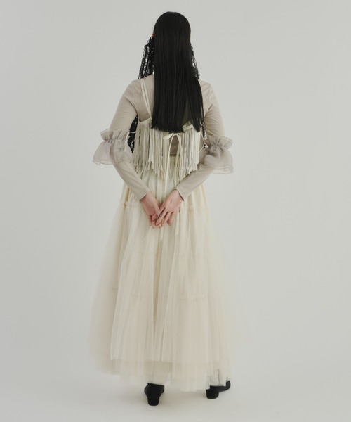 PERNA（ペルナ） ベスト ジレ フリンジベスト レディース : ZOZOTOWN