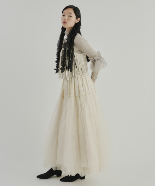 PERNA（ペルナ） ベスト ジレ フリンジベスト レディース : ZOZOTOWN
