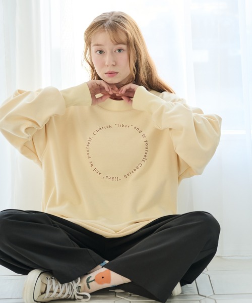 Crisp（クリスプ） トレーナー スウェット コンセプトロゴスウェットL